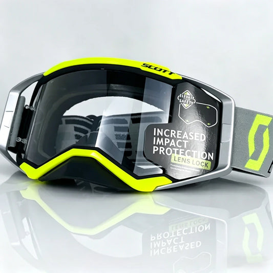 Windproof Motorcycle Goggles with HD Lenses – Off-Road Motocross & Cycling Safety Glasses for Men