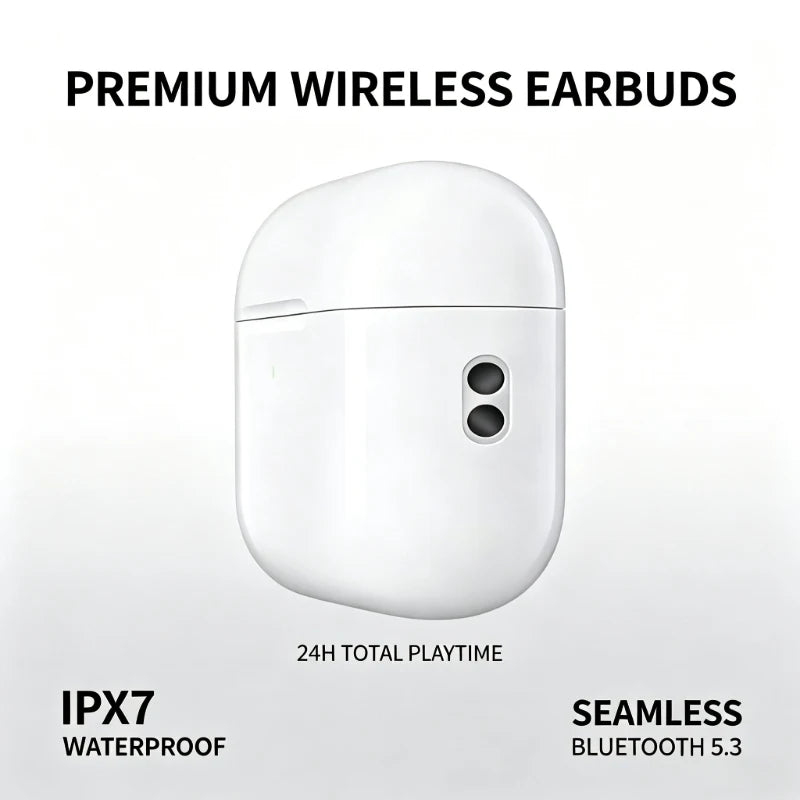 TWS Wireless Earbuds - Noise Cancelling In-Ear Headphones with Charging Case & Hi-Fi Stereo Sound