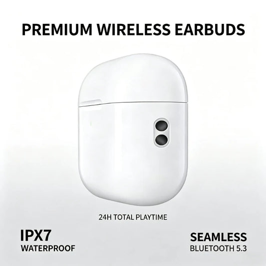 TWS Wireless Earbuds - Noise Cancelling In-Ear Headphones with Charging Case & Hi-Fi Stereo Sound