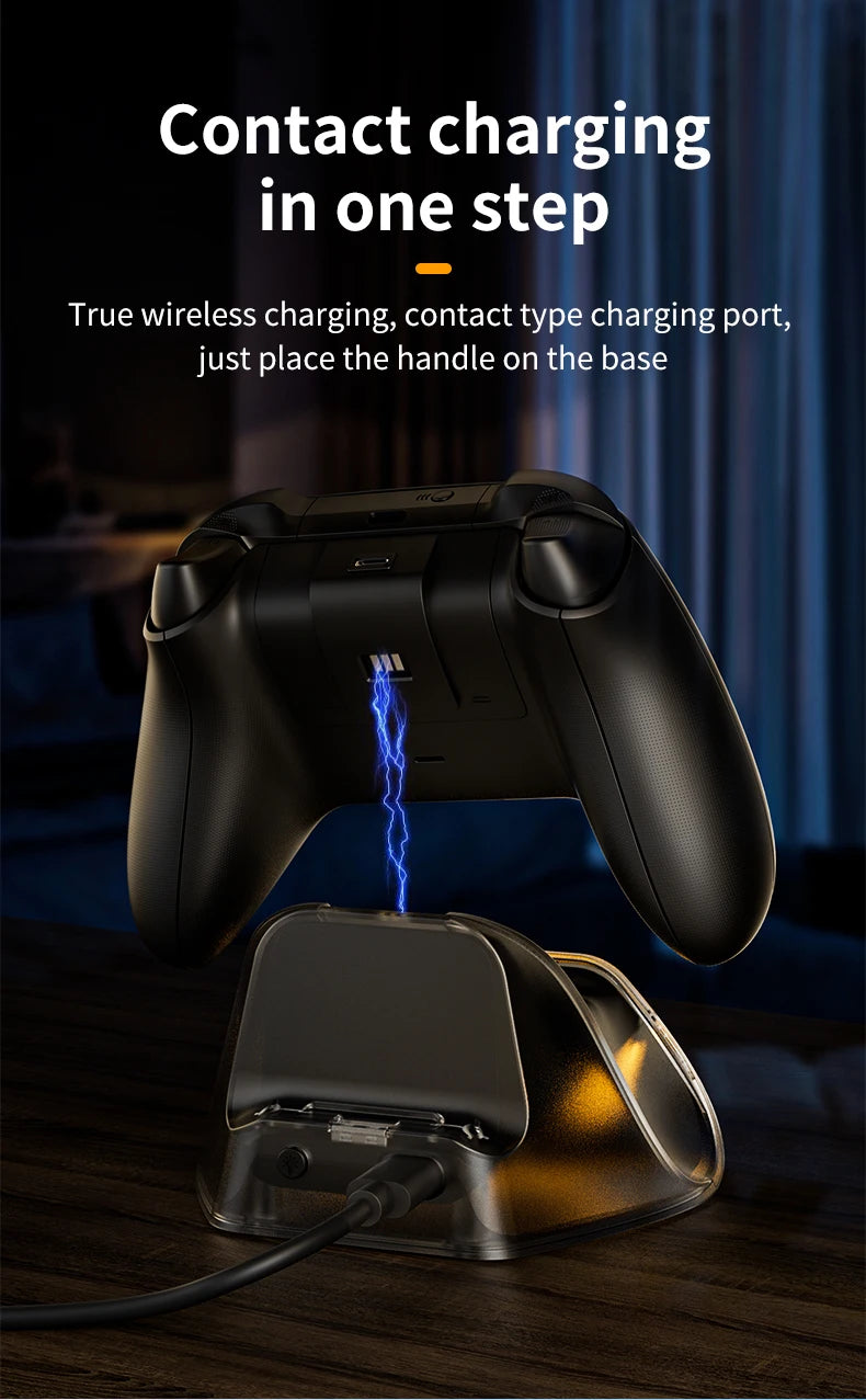 Aolion Wireless Charging Dock for Xbox Series X/S & One Controllers – Gamepad Charging Base