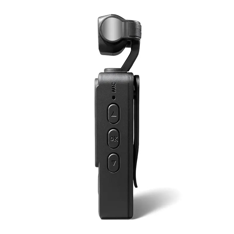 1080P Wearable POV Camera - 360° Rotating Lens Sports Recorder with Windproof Audio for Motorcycle & Outdoor Use