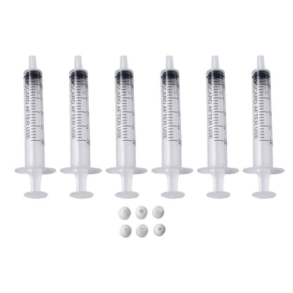 6pcs Mini Cake Dessert Food Nozzles Set - Press Clay Nozzles, Sharpener, Milk Cream Tools for Mini Clay Creations