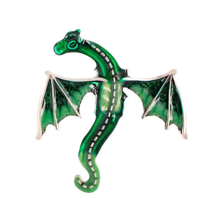 Fly Dragon Enamel Lapel Pins - Brooch for Jeans, Backpacks | Jewelry Clothing Badges | Wedding Gift & DIY Decor for Men
