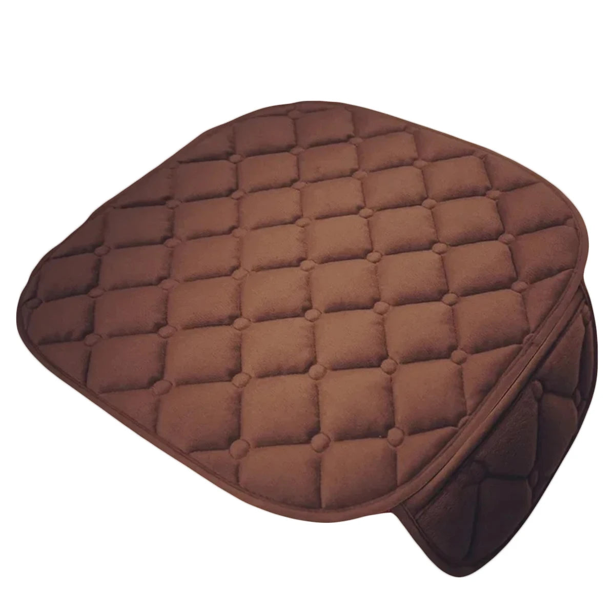 Plush Car Seat Cover - Soft Anti-Slip Universal Seat Cushion Protector