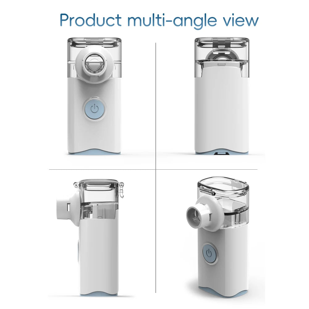 Handheld Portable Silent Mesh Nebulizer – Auto-Clean Inhaler for Kids, Portable Inhalator & Nebulizador