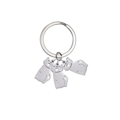 Personalized Kids & Family Keychain – Custom Name Key Chain for Mother’s Day, Couples, Boys, Girls, Pets, Mom, Dad, Baby Gift