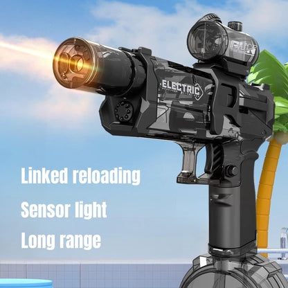 Children's High Pressure Electric Water Gun Toy, Automatic Water Blaster for Outdoor Beach, Pool, and Garden Games - Summer Fun Gift