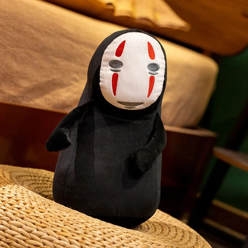 No Face Plush Figure - Japanese Anime Movie Stuffed Doll, Cute Home Decor Toy and Birthday Gift