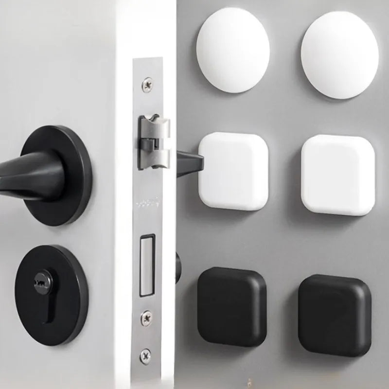 Silicone Door Stopper Handle - Self-Adhesive, Mute, Anti-Shock Protection - Home Improvement Wall Protector for Porte