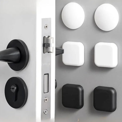 Silicone Door Stopper Handle - Self-Adhesive, Mute, Anti-Shock Protection - Home Improvement Wall Protector for Porte