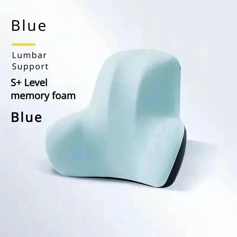 Memory Foam Lumbar Back Cushion Pillow for Car, Office & Gaming Chairs – Postpartum Pain Relief Support Seat Cushion