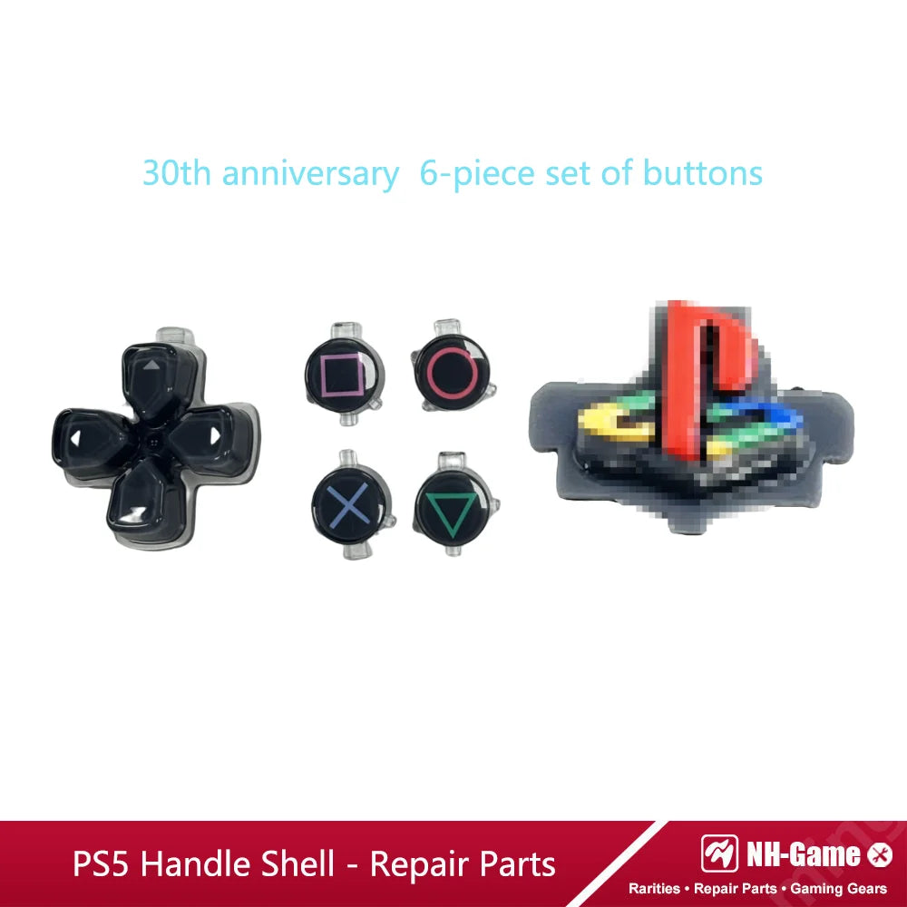 PS5 Limited 30th Anniversary Robot Controller Shell – Trigger Buttons (BDM-010/020/030/040/050) for L1, L2, R1, R2
