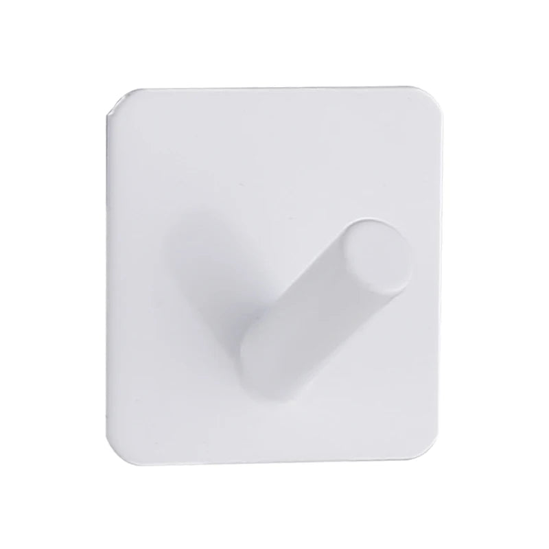 Self-Adhesive Wall Hooks – Multi-Purpose Towel, Coat, Robe, Key, and Bag Hangers for Bathroom, Kitchen, and Home Organization