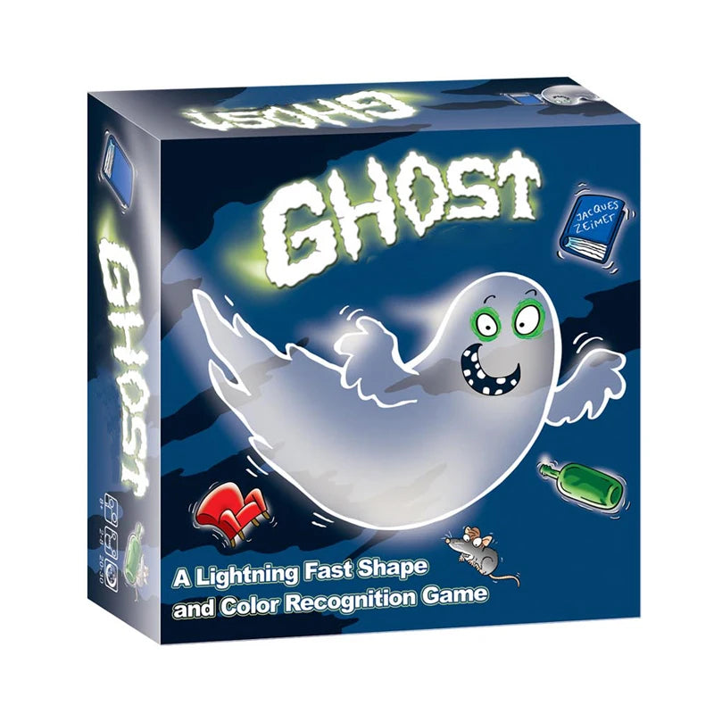 Ghost Board Game - Fun Family Card Game for 1–4 Players, Kids and Adults, Party Entertainment and Holiday Gifts
