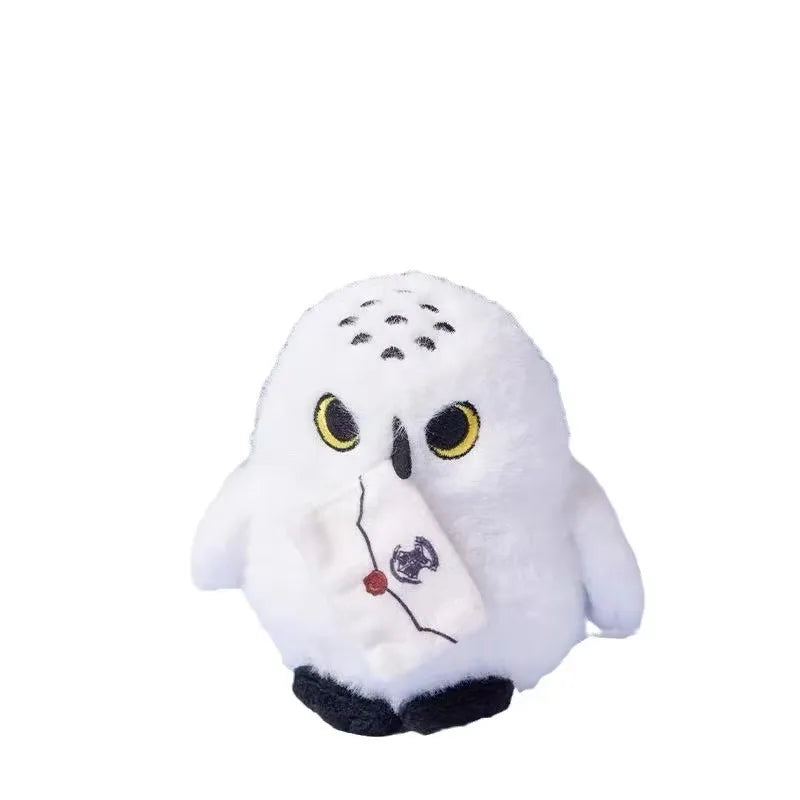Hedwig Owl Plush Toy - Cute Soft Stuffed Animal Shoulder Decor Birthday Gift for Kids