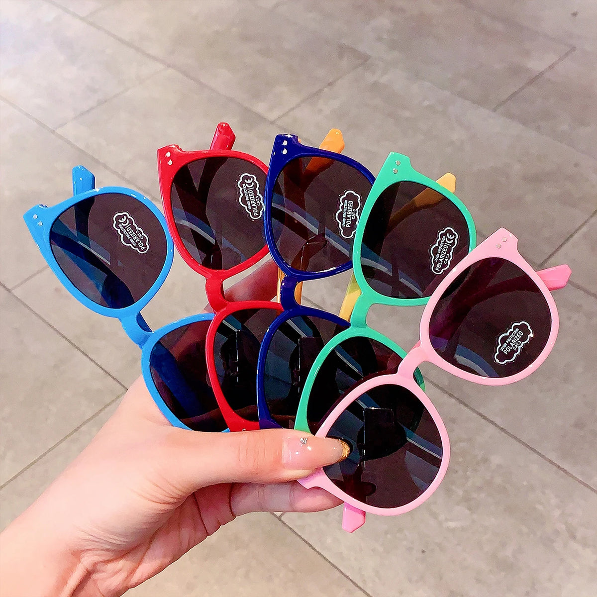 Kids Cartoon UV400 Sunglasses - Cute Outdoor Sun Protection Shades for Boys and Girls, Baby Sport Eyewear