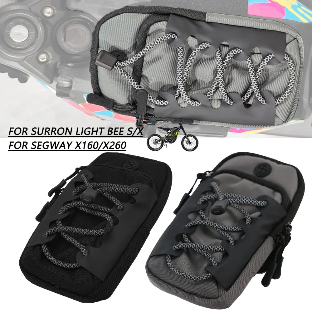 Electric Bike Battery Cover Storage Bag - Motorcycle Accessory for Sur-Ron Light Bee X Segway X160 X260 E-Bike