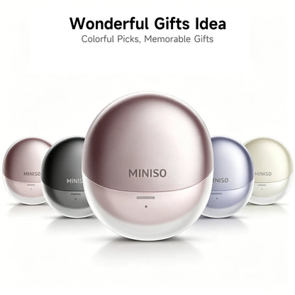 MINISO Bluetooth 6.0 Earbuds - Ergonomic HiFi Stereo Gaming Earphones with Microphone
