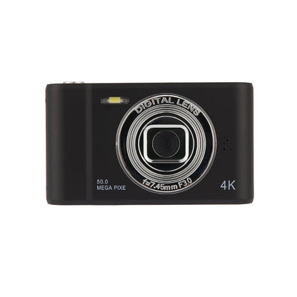 4K Digital Camera – 50MP Travel Selfie Camera with HD Zoom, 2.4-inch Screen, Mini Retro Cam for Kids & Beginners