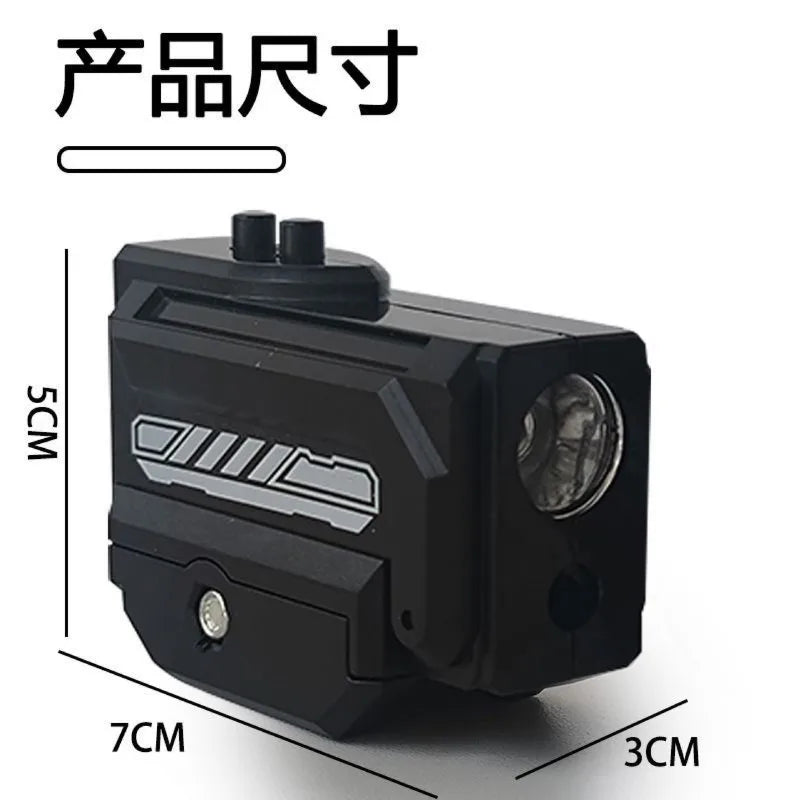 Universal 20mm Rail Toy Accessories - Under Mounted Transmitter & Flashlight Attachment Set