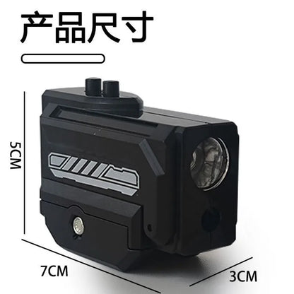 Universal 20mm Rail Toy Accessories - Under Mounted Transmitter & Flashlight Attachment Set