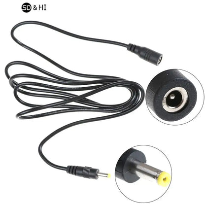4mm x 1.7mm DC Power Extension Cable - 90cm Plug Lead for Compatible Devices and Power Connections