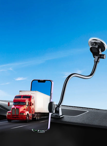 Car Phone Holder – Suction Cup Mount for Windshield, Dashboard & Window, Compatible with Cars and Trucks