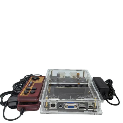 NES RGB FC Video Game Console — VGA & CGA Output Dual Screen Arcade Gaming System with HDMI Interface, Famicom Cable Compatible