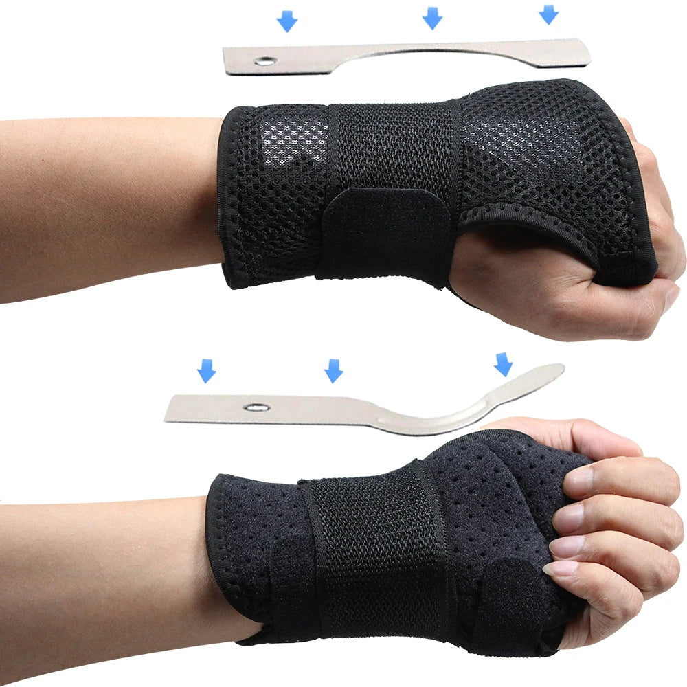 Wrist Brace for Carpal Tunnel — Night Hand Support for Arthritis, Tendonitis, Sprains, and Wrist Pain Relief