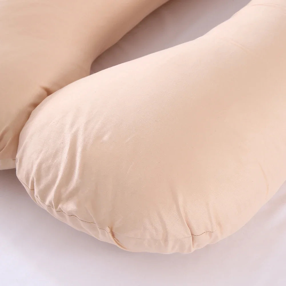 Pure Cotton U-Shaped Maternity Pillow Case – Pregnancy Pillow Cover for Women