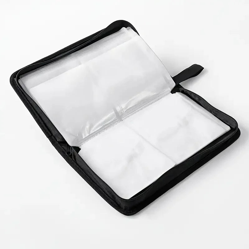 80-Disc Oxford Cloth CD Case Organizer – Portable Storage Holder for Car, Home & Travel Disc Protection Bag