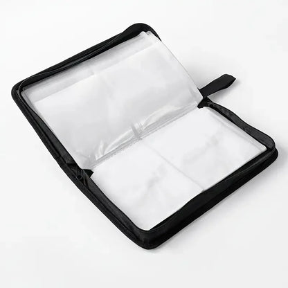 80-Disc Oxford Cloth CD Case Organizer – Portable Storage Holder for Car, Home & Travel Disc Protection Bag