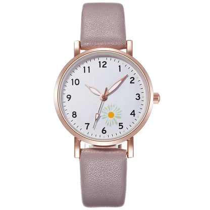 Luxury Luminous Retro Women’s Quartz Watch – Leather Strap Ladies Wristwatch