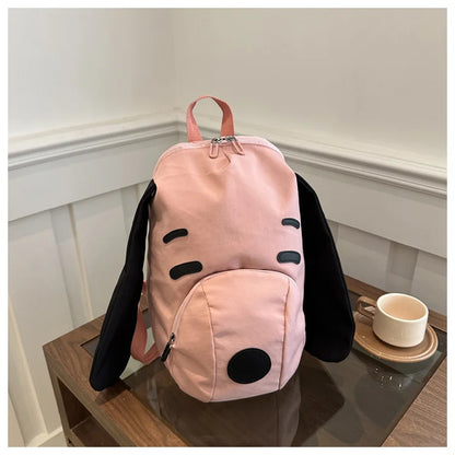 Cute Anime Snoopy Backpack — Large Capacity Oxford Cloth Student Travel Casual Bag