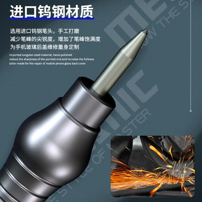 Mechanic Boulder IRock 5 Glass Breaking Pen — Rear Glass Cover Breaker Tool for iPhone X-11 & Huawei Phones