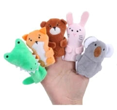 Sesame Street Plush Puppet Toys - Soft Stuffed Cartoon Figures for Kids Pretend Play & Collection