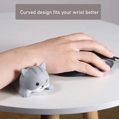 Cute Wrist Rest Support for Mouse Pad - Ergonomic Arm Rest for Desk, Kawaii Slow Rising Squishy Toy for Computer Laptop