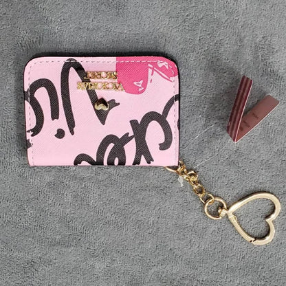 2024 Cute PU Leather Credit Card Bag for Women - Short Bifold Wallet, Perfect Gift for Mother's Day and Christmas