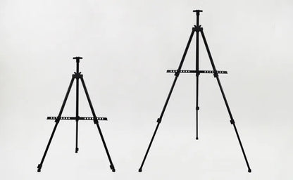 Portable Adjustable Metal Sketch Easel — Foldable Travel Art Stand with Bag for Artists & Outdoor Use