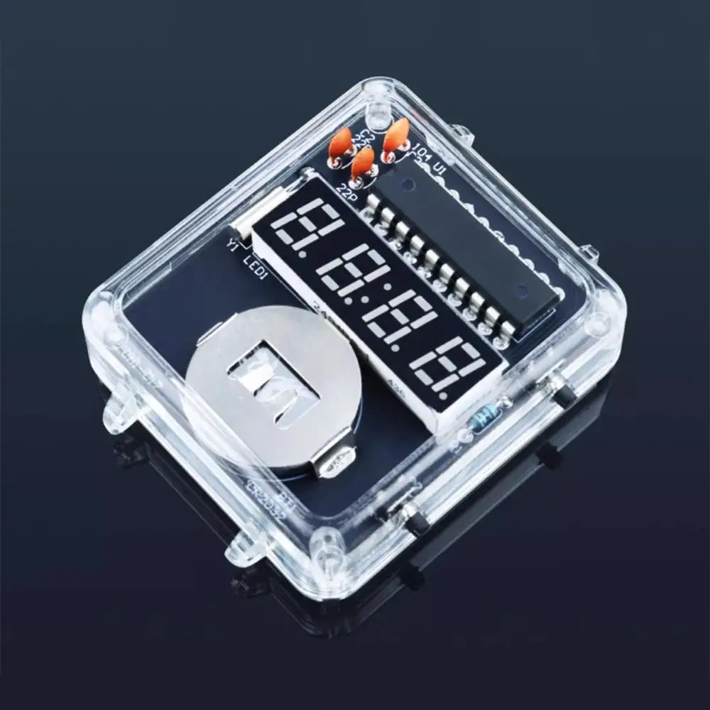 LED DIY Electronic Watch Kit - Digital Tube Clock Soldering & Assembly Project Kit