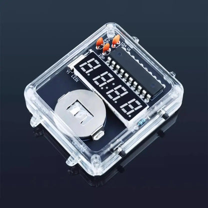 LED DIY Electronic Watch Kit - Digital Tube Clock Soldering & Assembly Project Kit