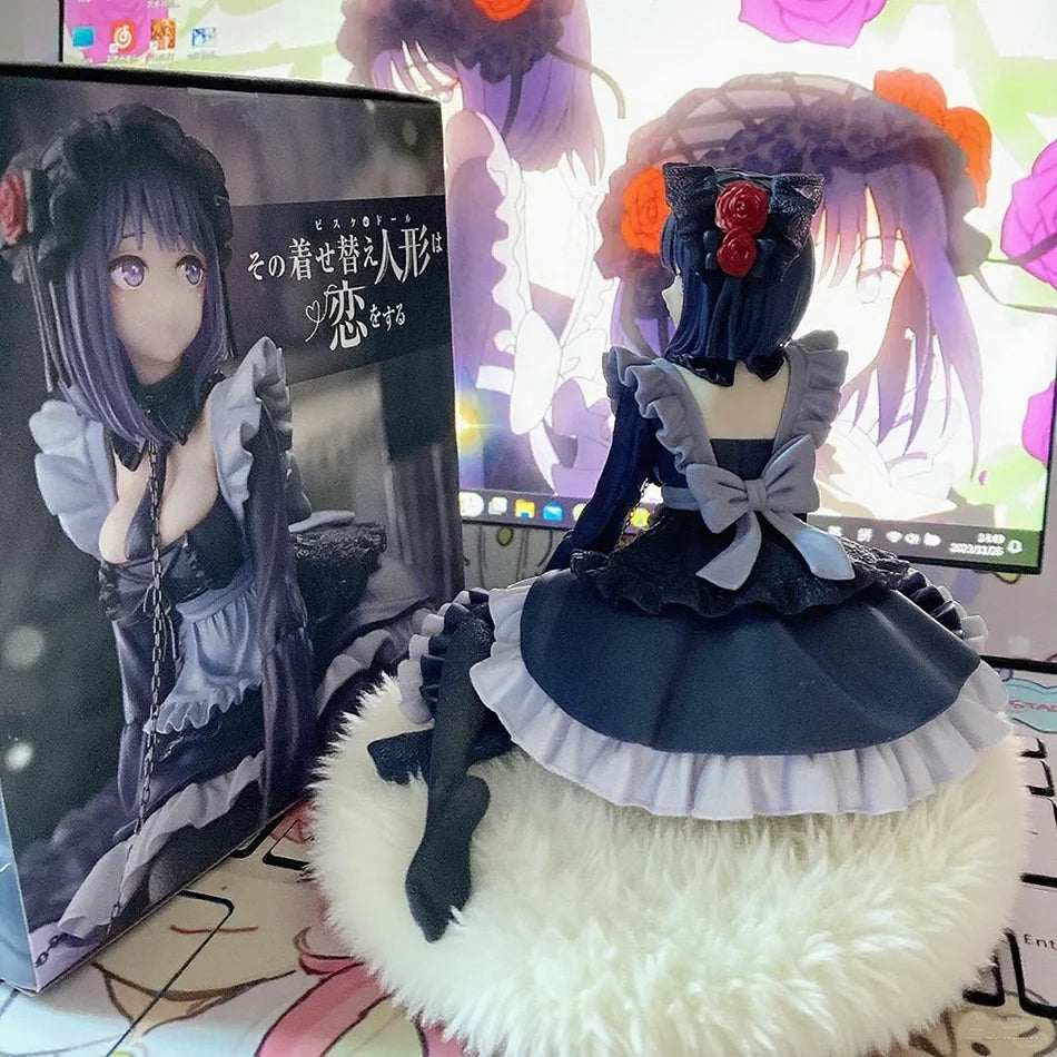 My Dress-Up Darling Anime Figures – Kitagawa Marin & Shizuku Kuroe Black Maid Outfit Action Figurines, Collectible Model