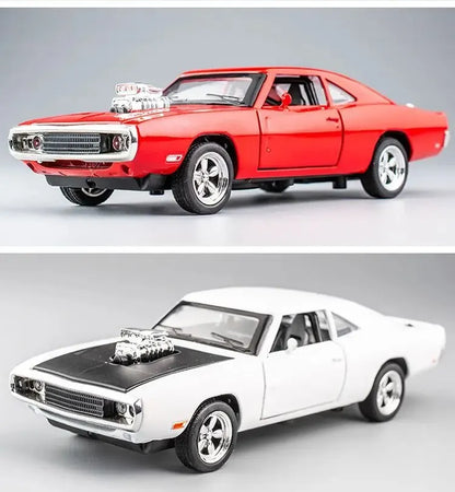 1:32 1970 Charger Alloy Diecast Model Car – Pull-Back Mini Vehicle Toy for Kids & Collectors