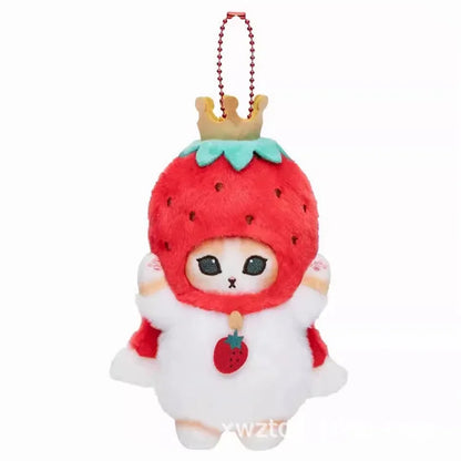 Kawaii Keychain Pendant – Cartoon Mofusand Shark Cat Cross-Dressing Doll, Backpack Decor & Toy