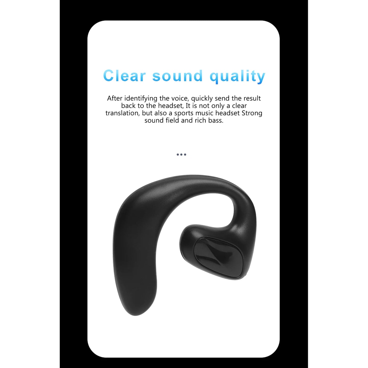 M8 Language Translator Earbuds - Smart Bluetooth Wireless Device with 144 Languages & High Accuracy, Two-Way Translator
