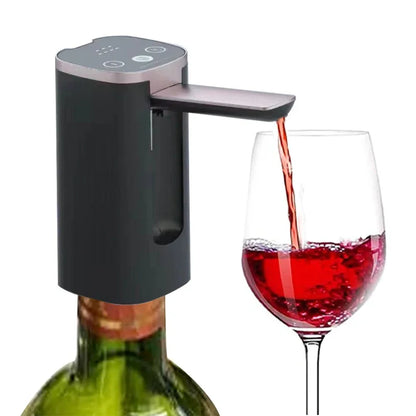 Smart Quantitative Alcohol Dispenser - High-End Adjustable Whiskey and Liquor Pump, Foldable Wine Decanter