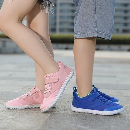 Wide Barefoot Shoes for Little & Big Kids – Boys & Girls Minimalist Sneakers, Lightweight Non-Slip Walking & Skate Flats