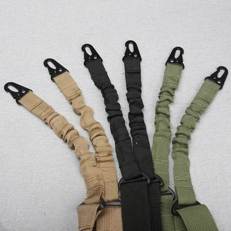 Tactical 2-Point Rifle Sling Strap – Heavy Duty Nylon Adjustable Shoulder Belt for Outdoor Hunting & Military Sports Accessories