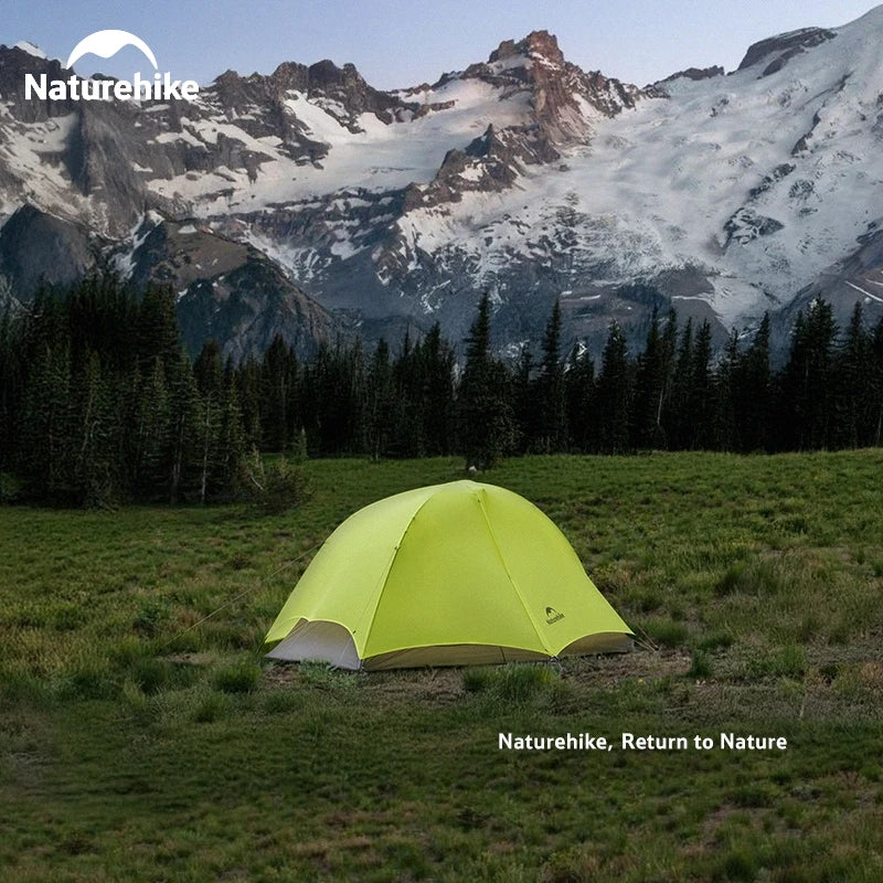 Naturehike Star Trails EXT Hiking Tent - Ultralight 1-2 Person Waterproof Backpacking Tent with 10D Nylon