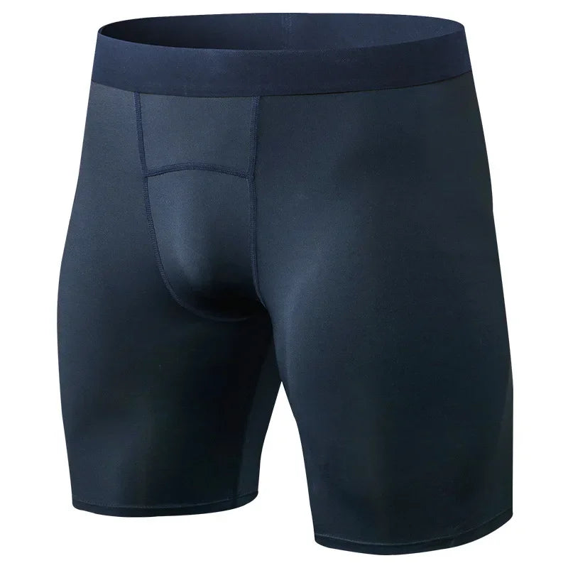 Men’s Gym Compression Shorts – Breathable Quick-Dry Fitness & Bodybuilding Training Jogger Shorts, Elastic Sports Activewear